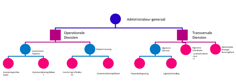 Een nieuw organigram