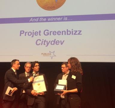 Greenbizz remporte un Publica award